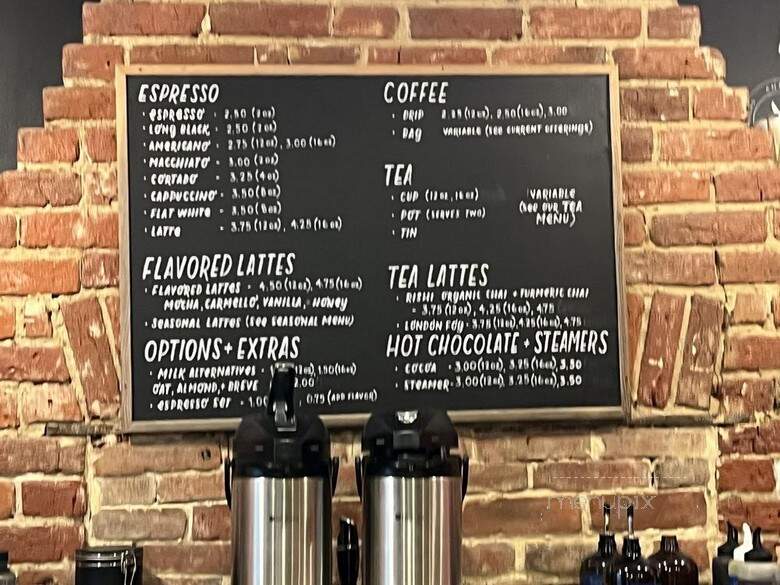 Brown Mustache Coffee - Annapolis, MD menu_pic