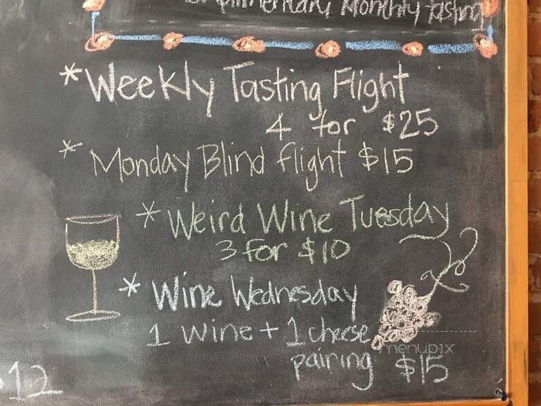 Boutique Vino - San Diego, CA menu_pic