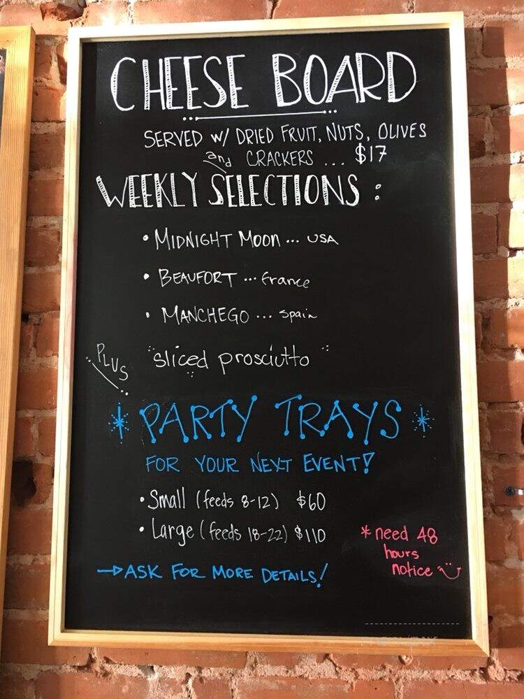 Boutique Vino - San Diego, CA menu_pic