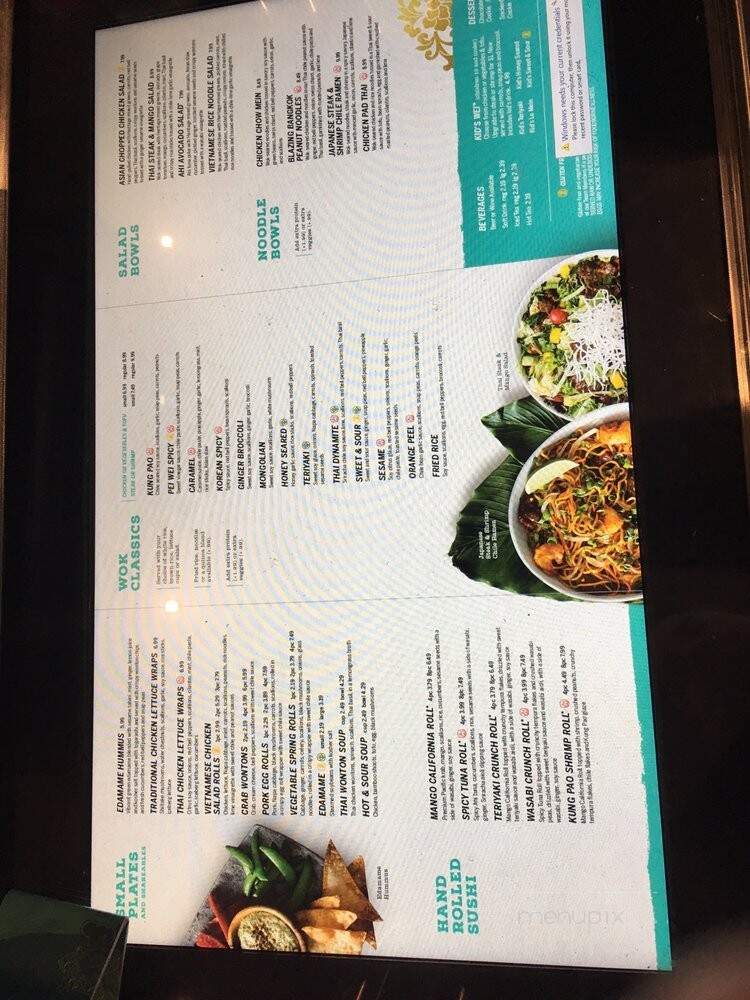 Pei Wei - Estero, FL menu_pic