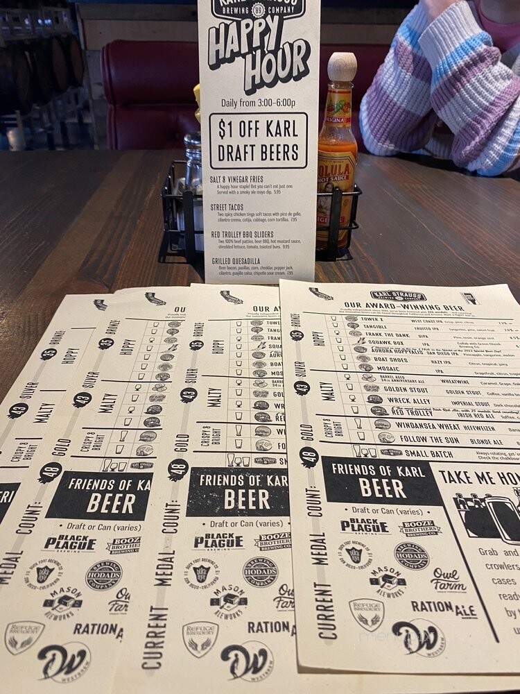 Karl Strauss Brewing Company - Los Angeles, CA menu_pic