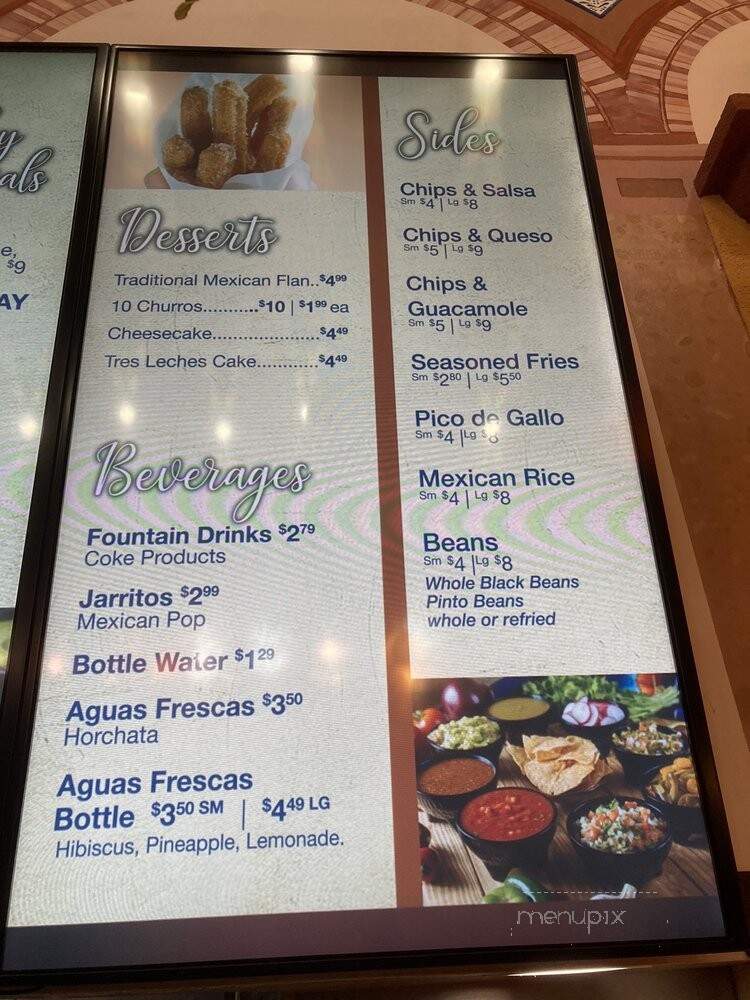 Las Cazuelas Grill - Southfield, MI menu_pic