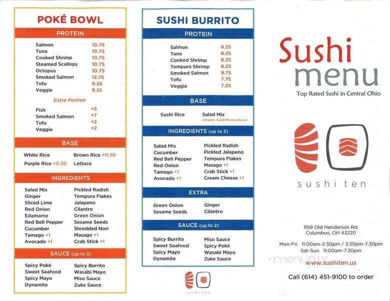 Sushi Ten - Columbus, OH
