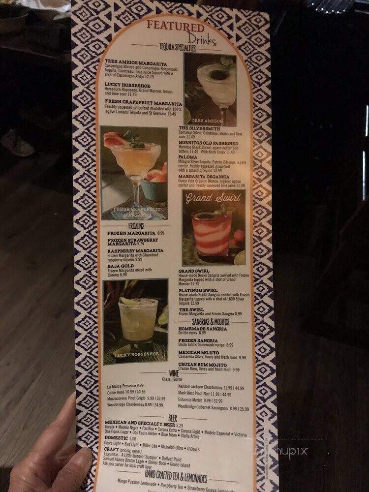 Uncle Julio's - Vernon Hills, IL menu_pic