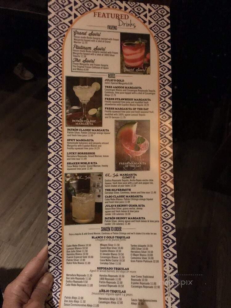 Uncle Julio's - Vernon Hills, IL menu_pic
