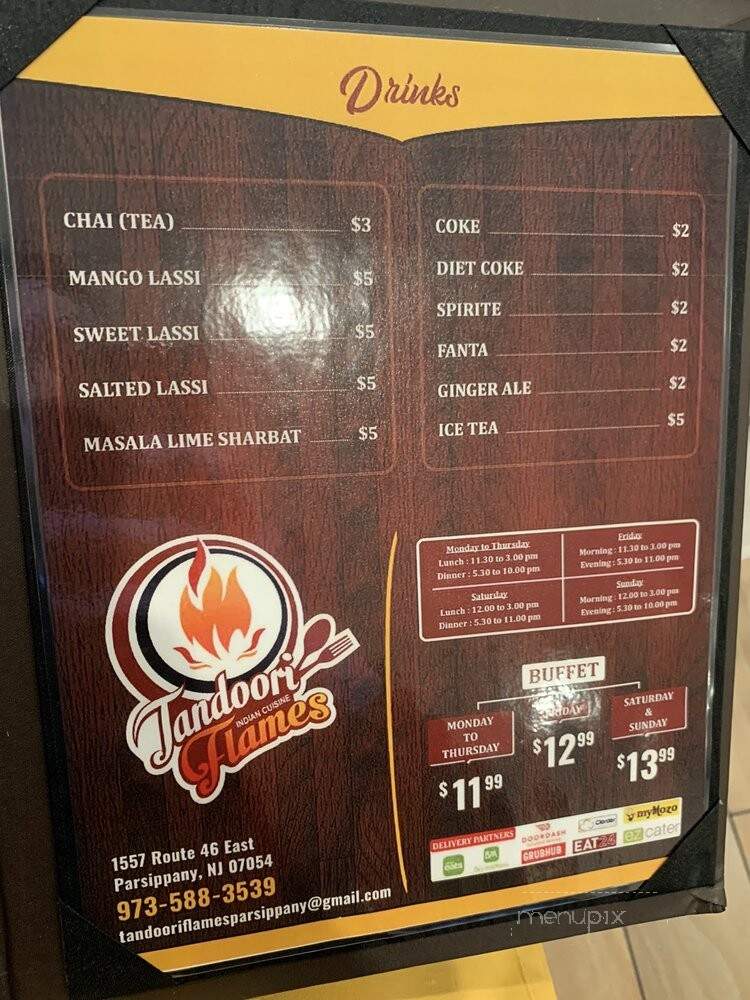 Tandoori Flames - Parsippany, NJ menu_pic