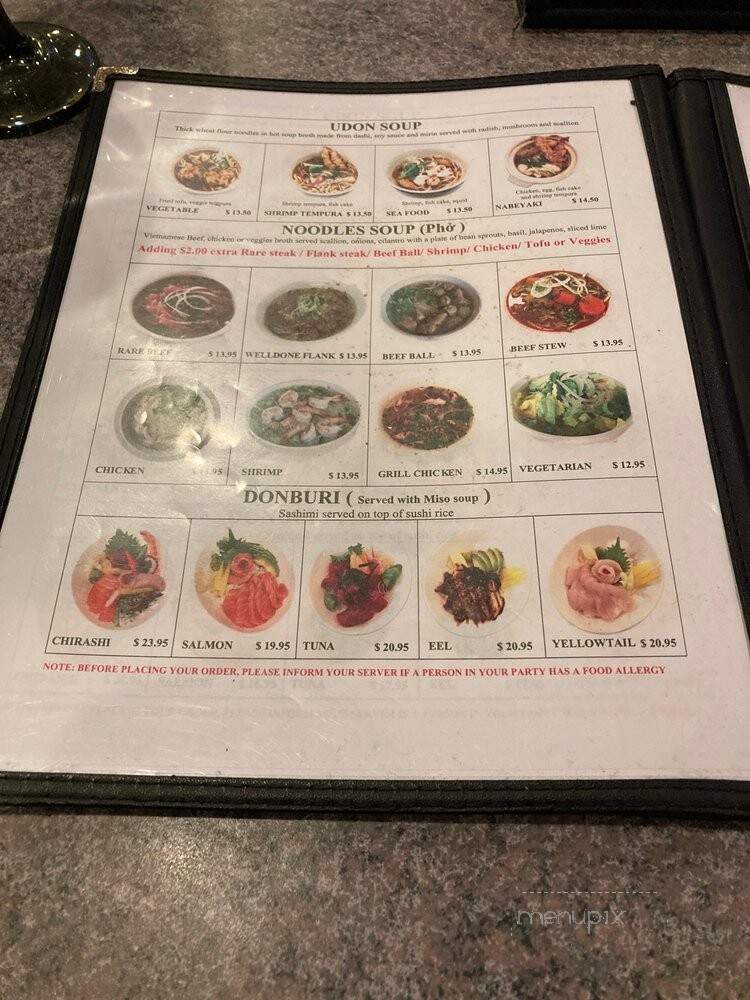Le's Sushi Bar & Restaurant - Cambridge, MA menu_pic