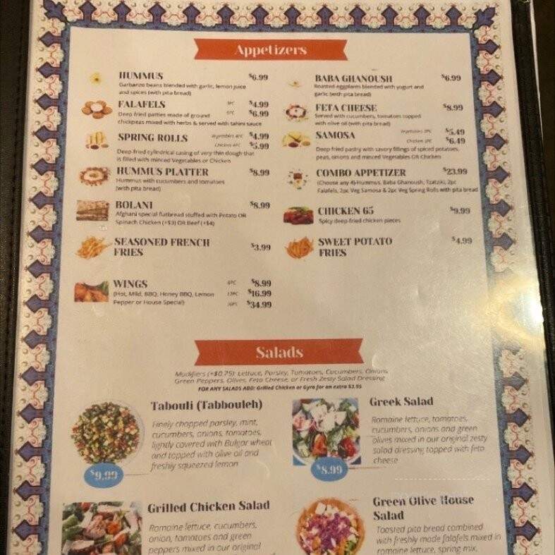 Green Olive Market - Duluth, GA menu_pic