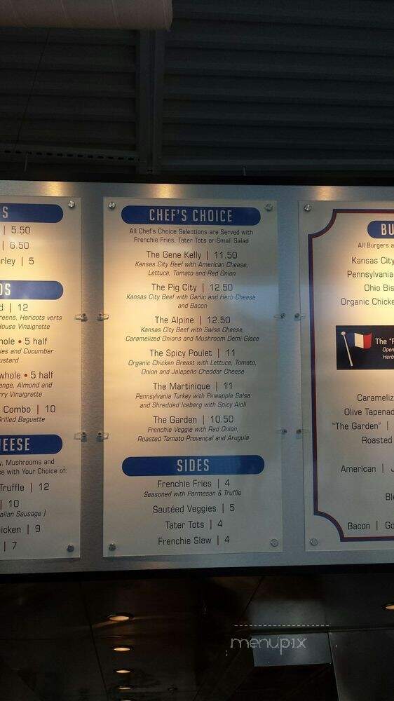 Frenchie Fresh - Cincinnati, OH menu_pic