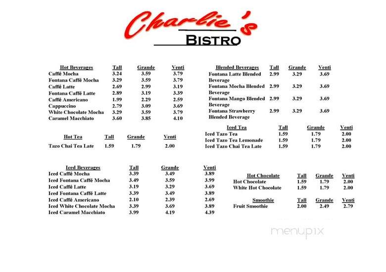 Charlie's Bistro - Carthage, TX