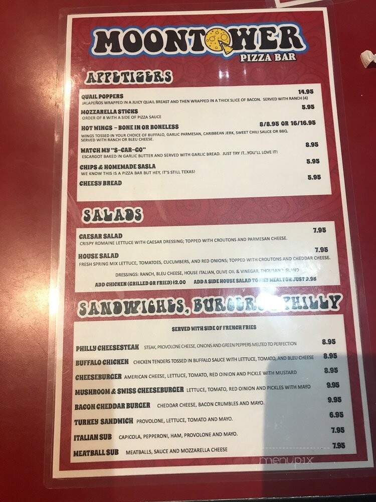 Moontower Pizza Bar - Burleson, TX