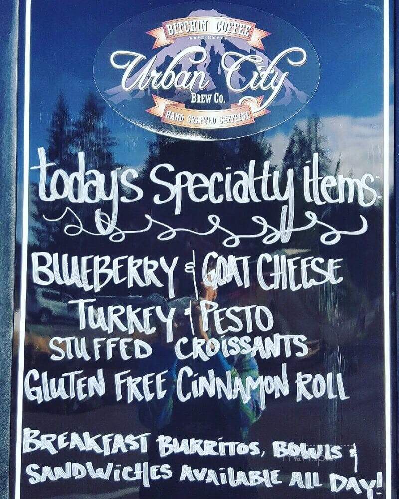 Urban City Brew Co - Silverdale, WA menu_pic