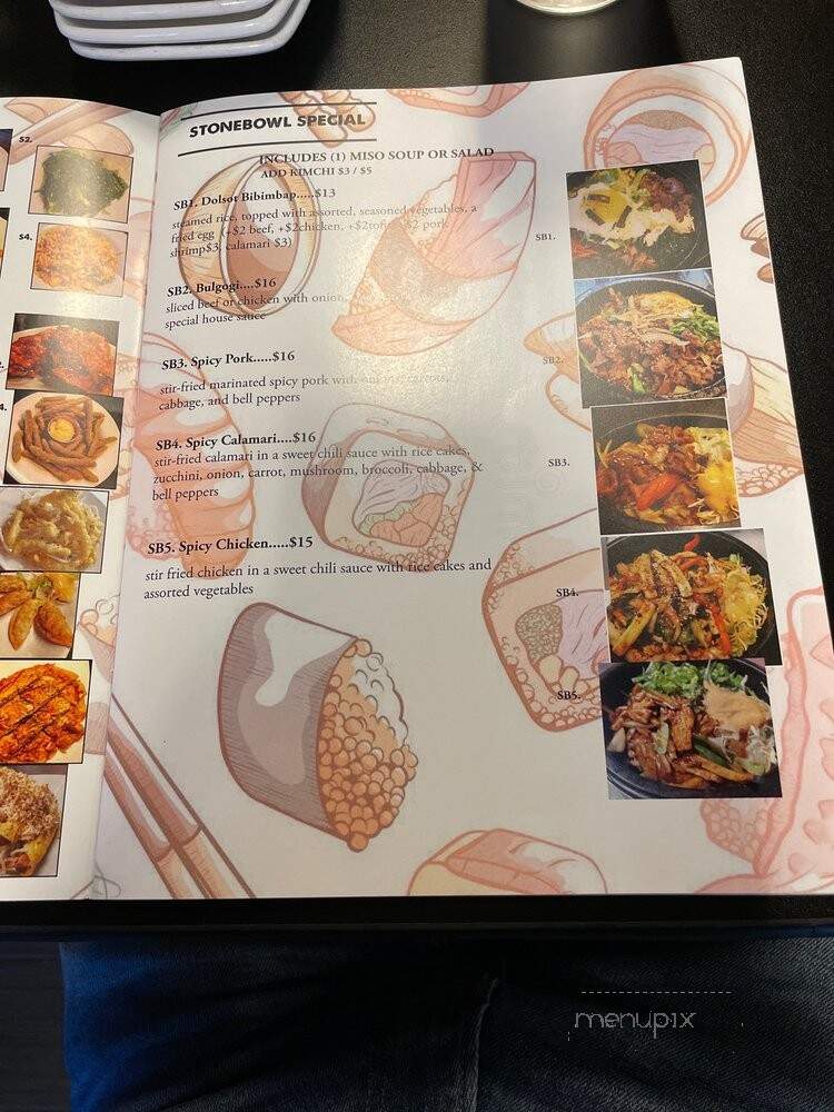 3501 Seoul - Cincinnati, OH menu_pic