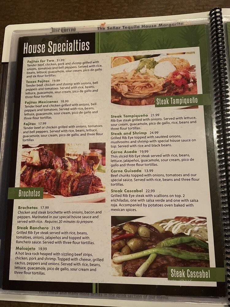 Senor Tequila Mexican Grill - Tampa, FL menu_pic