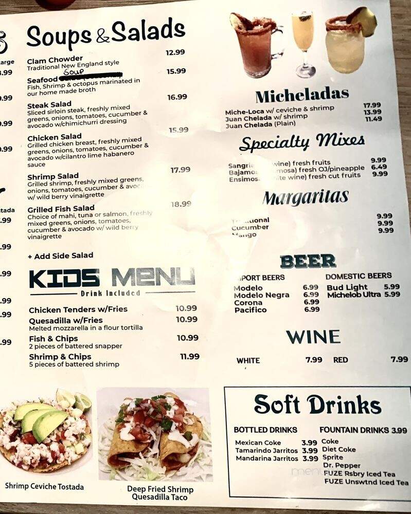 Papa Juan's Baja Grill - San Fernando, CA menu_pic