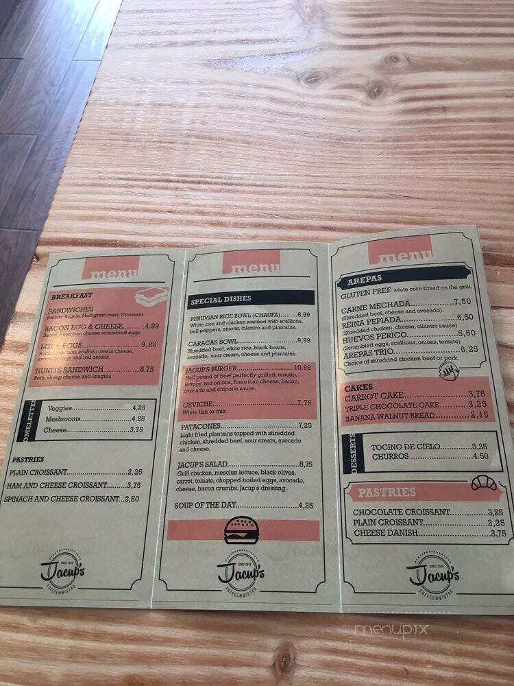 Jacup's - Maspeth, NY menu_pic