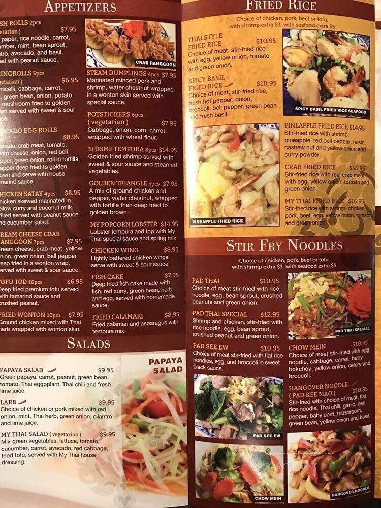My Thai & Noodle - Stateline, NV menu_pic