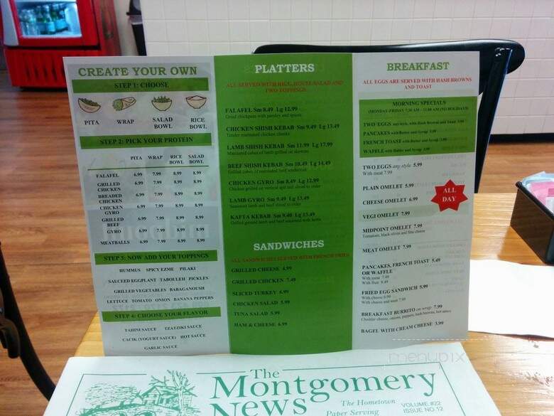 Midpoint Breakfast and Grill - Princeton, NJ menu_pic