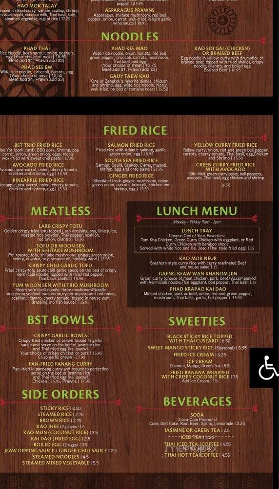 Ban SomTum - Federal Way, WA menu_pic