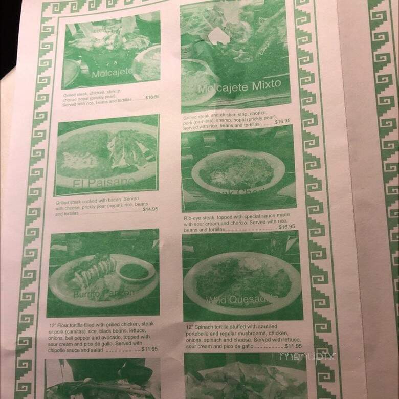 El Molcajete - Rock Hill, SC menu_pic