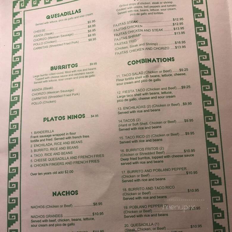 El Molcajete - Rock Hill, SC menu_pic