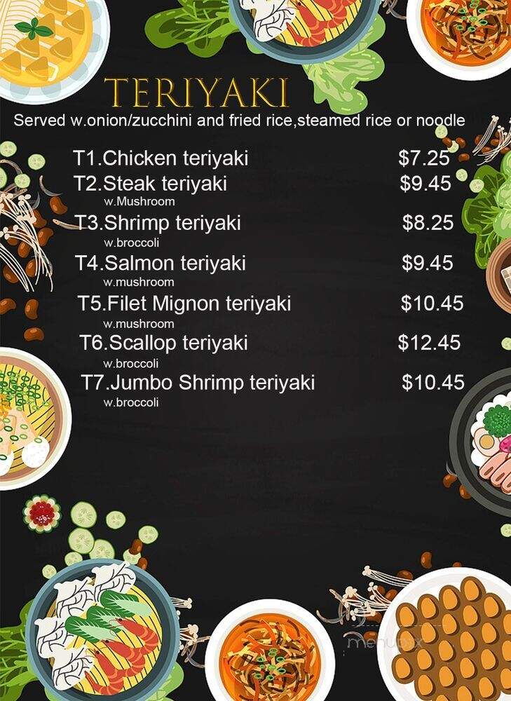 Hibachi Express - Philadelphia, PA menu_pic