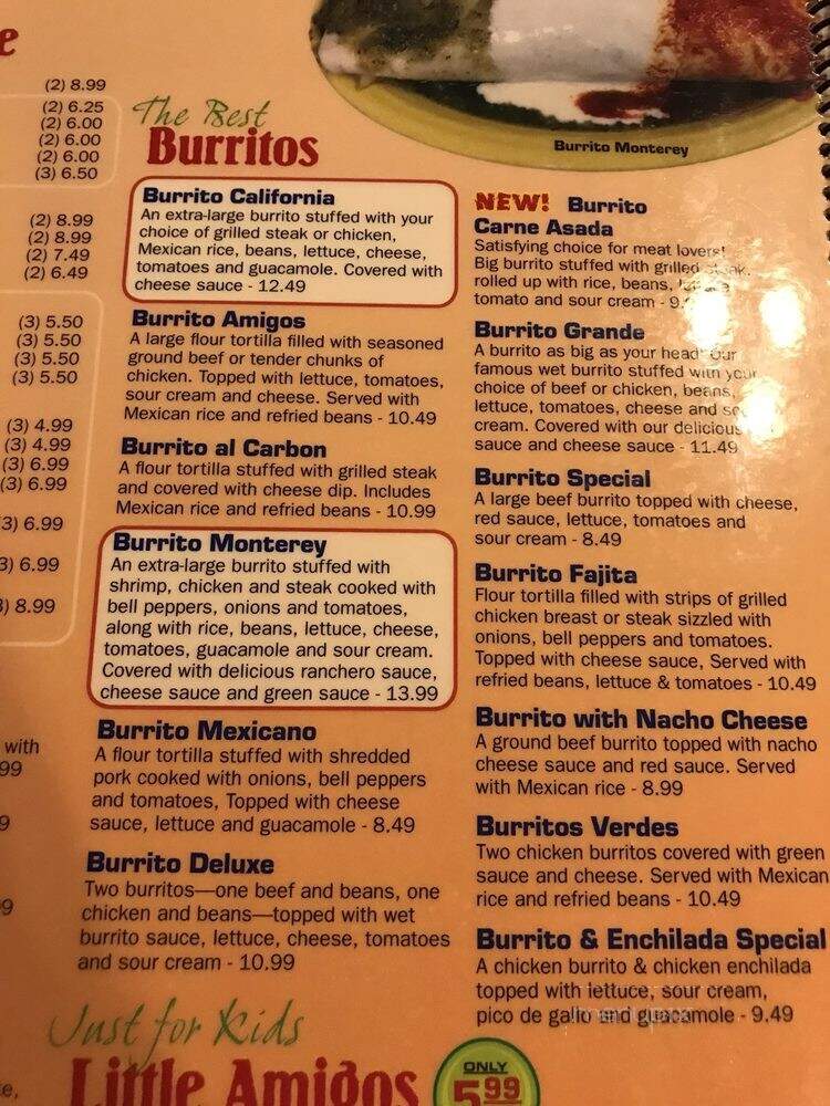 Los Amigos - Kalamazoo, MI menu_pic
