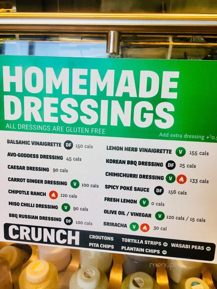 Salads UP - Madison, WI menu_pic