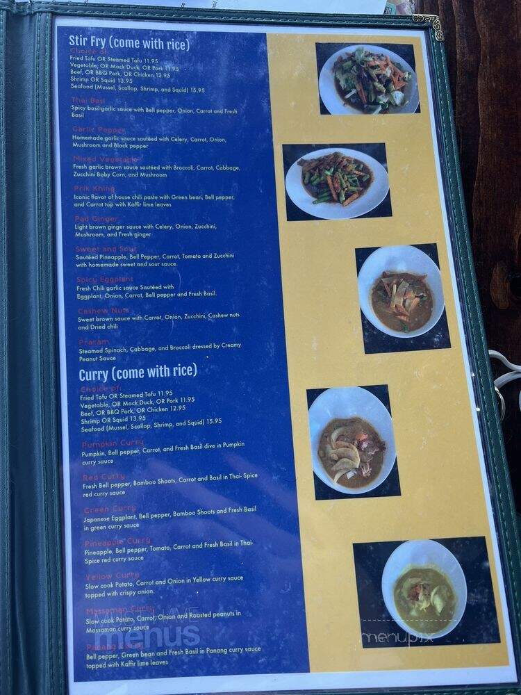 Iron Pan Thai Kitchen - Poway, CA menu_pic