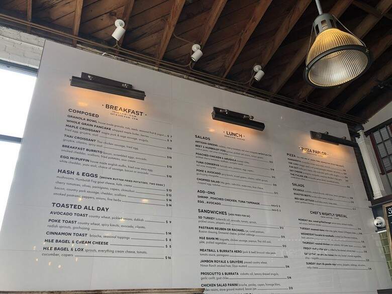 Herb & Eatery - San Diego, CA menu_pic