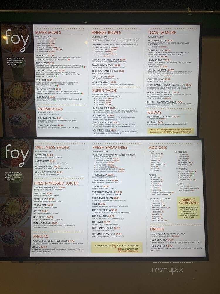 Foy Superfoods - Mobile, AL