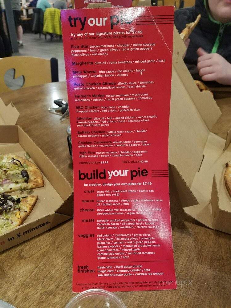 Pie Five Pizza Co - Yukon, OK
