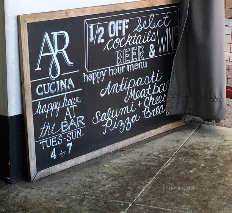 AR Cucina - Culver City, CA menu_pic