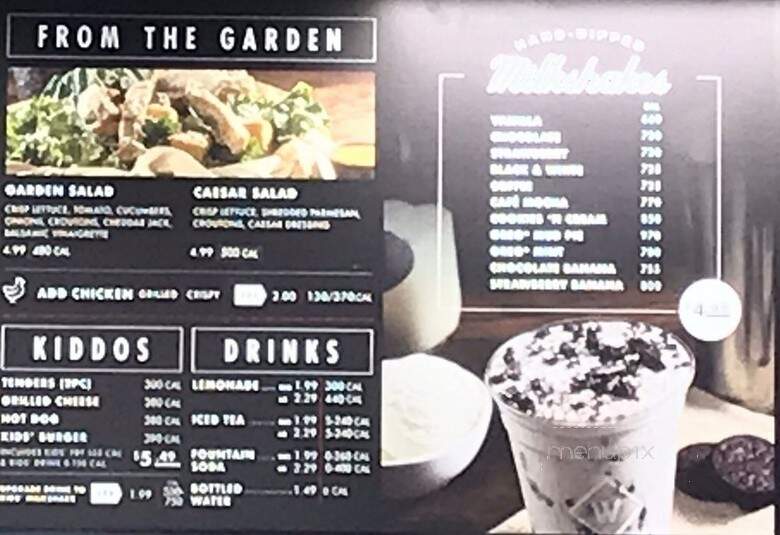 Wayback Burgers - Woodland, WA menu_pic