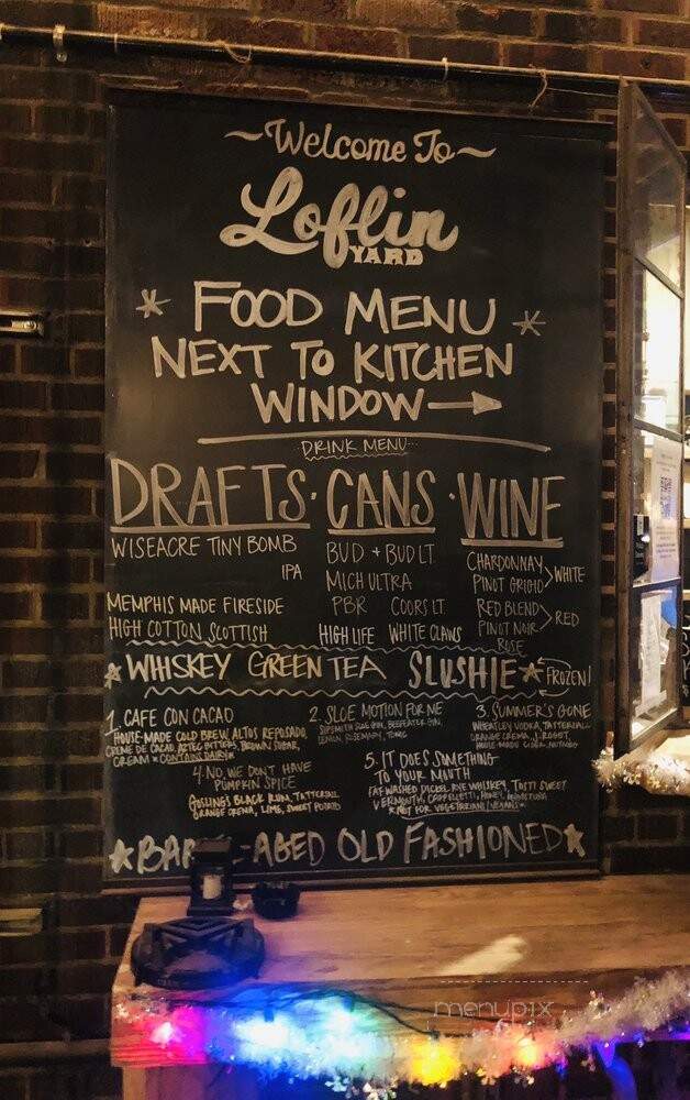 Loflin Yard - Memphis, TN menu_pic