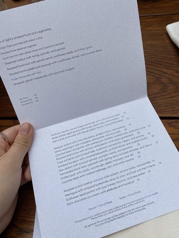 Elske - Chicago, IL menu_pic