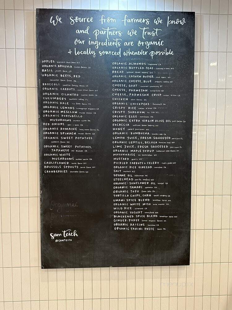 sweetgreen - New York, NY menu_pic