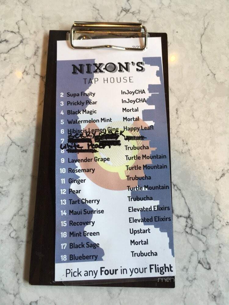 Nixon's Coffee House - Denver, CO menu_pic