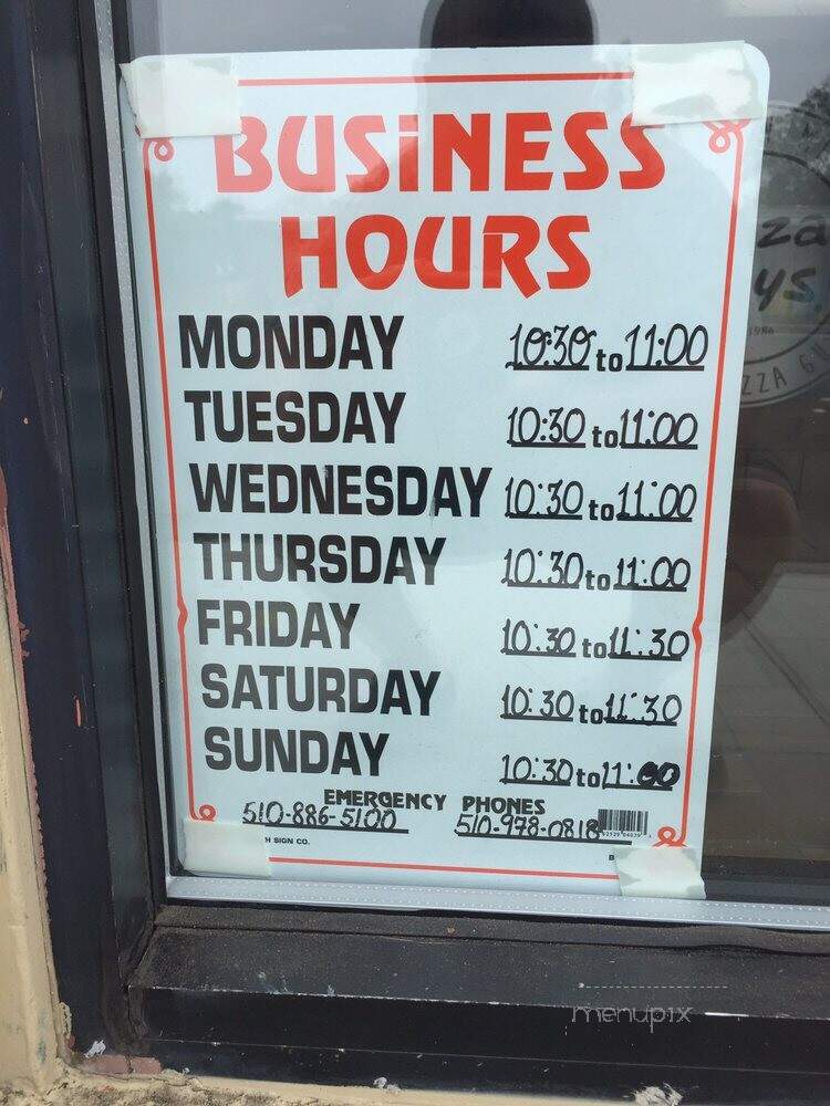 Pizza Guys - Hayward, CA