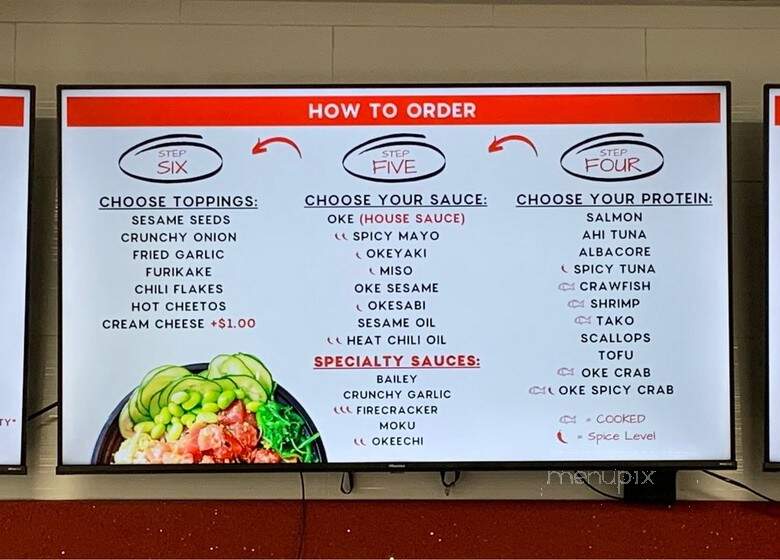 Oke Poke - Monrovia, CA menu_pic