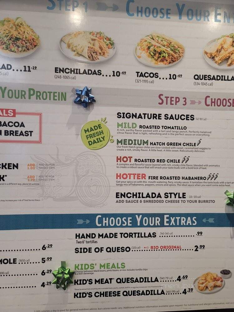 Cafe Rio - Palmdale, CA menu_pic
