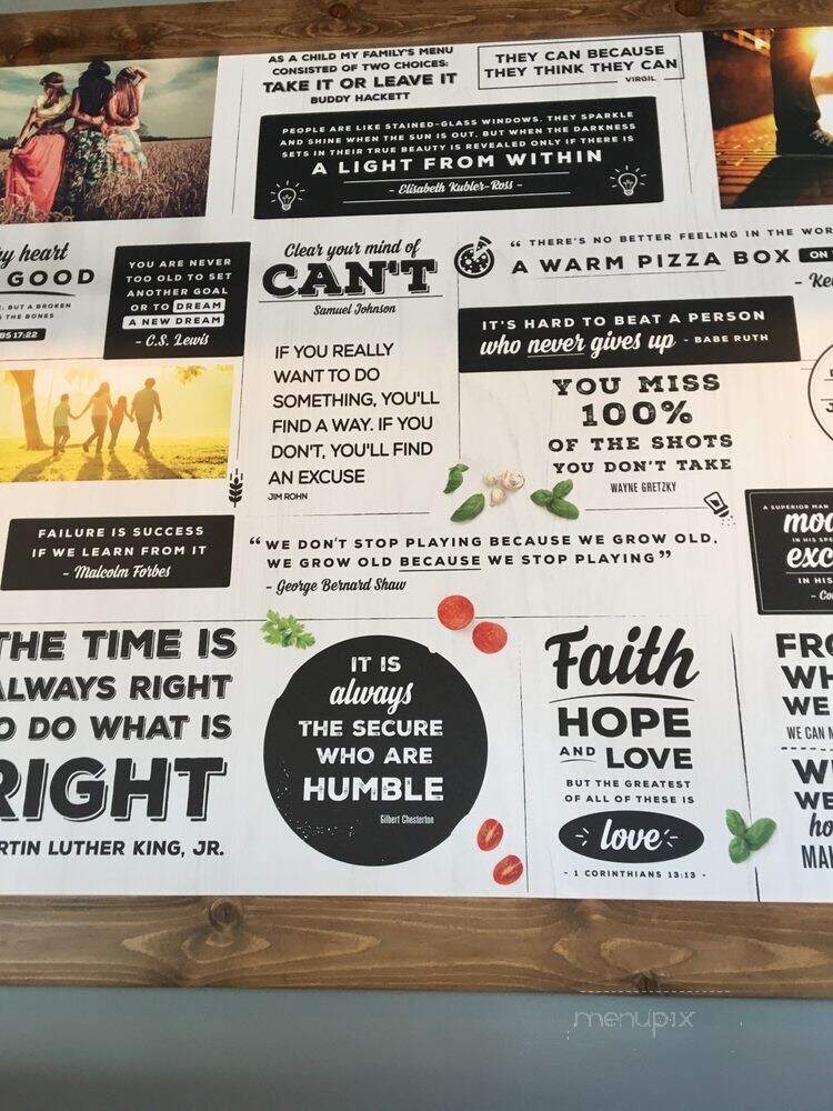 Pieology Pizzeria - Mesa, AZ menu_pic