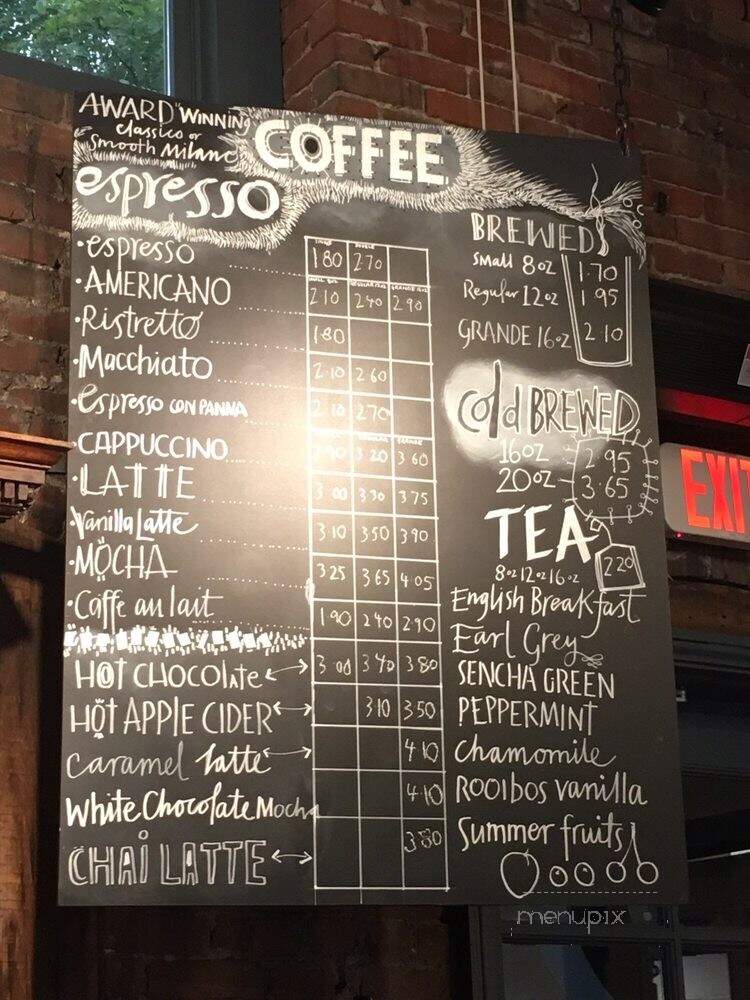 Caffe Nero - Wellesley, MA menu_pic