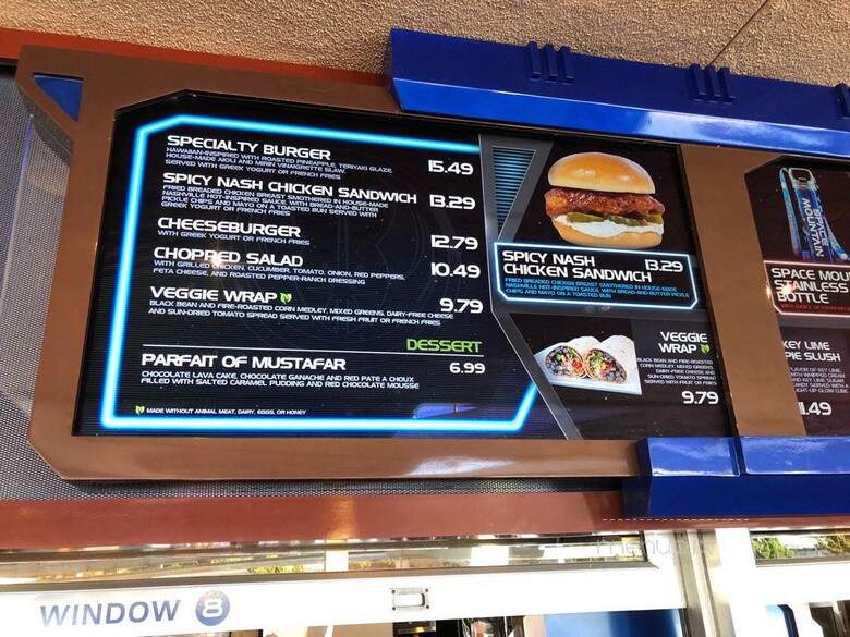 Galactic Grill - Anaheim, CA menu_pic