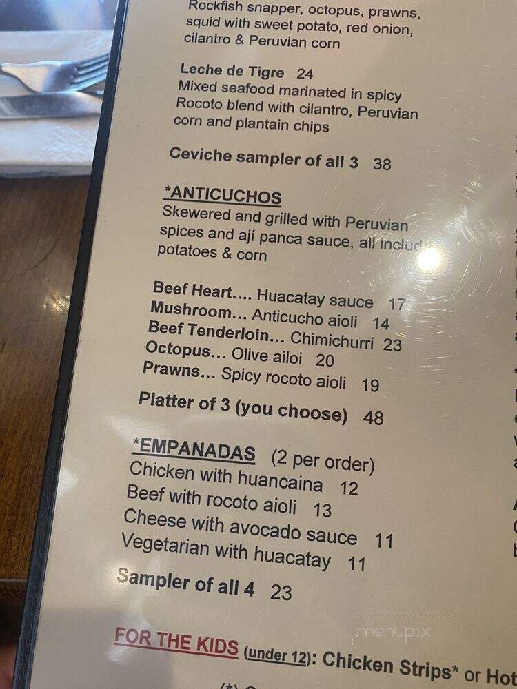 Lima - Concord, CA menu_pic