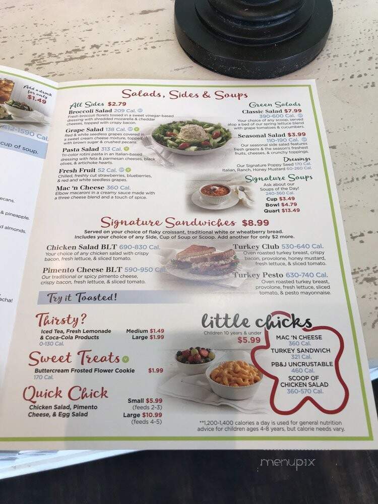 Chicken Salad Chick - Port Orange, FL menu_pic