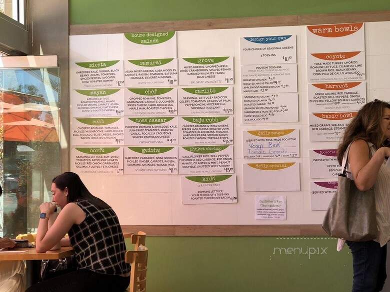 The Toss - San Carlos, CA menu_pic