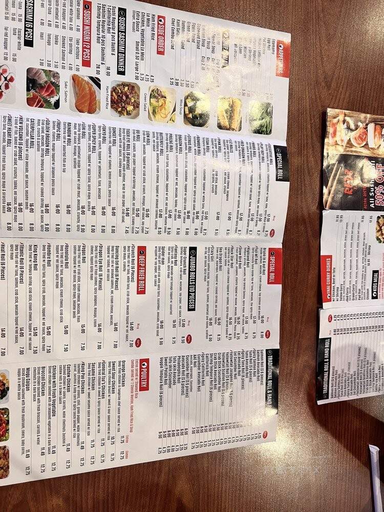 Red 8 - Lehi, UT menu_pic