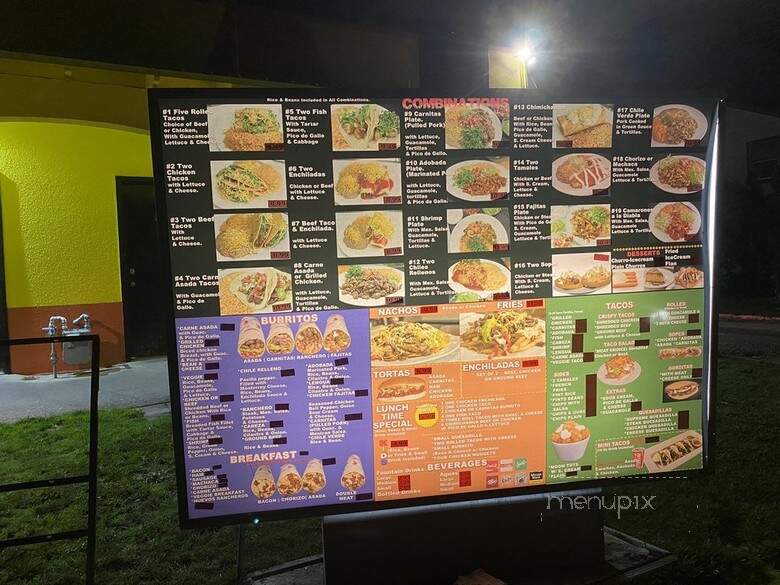 Muchas Gracias Mexican Food - Dallas, OR menu_pic