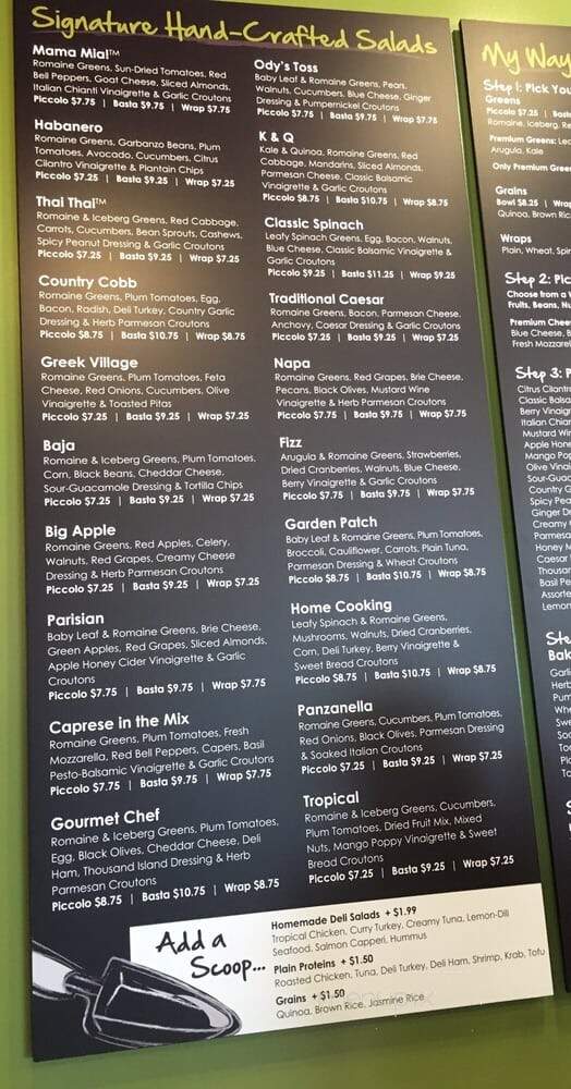 Giardino Gourmet Salads - Sunrise, FL menu_pic